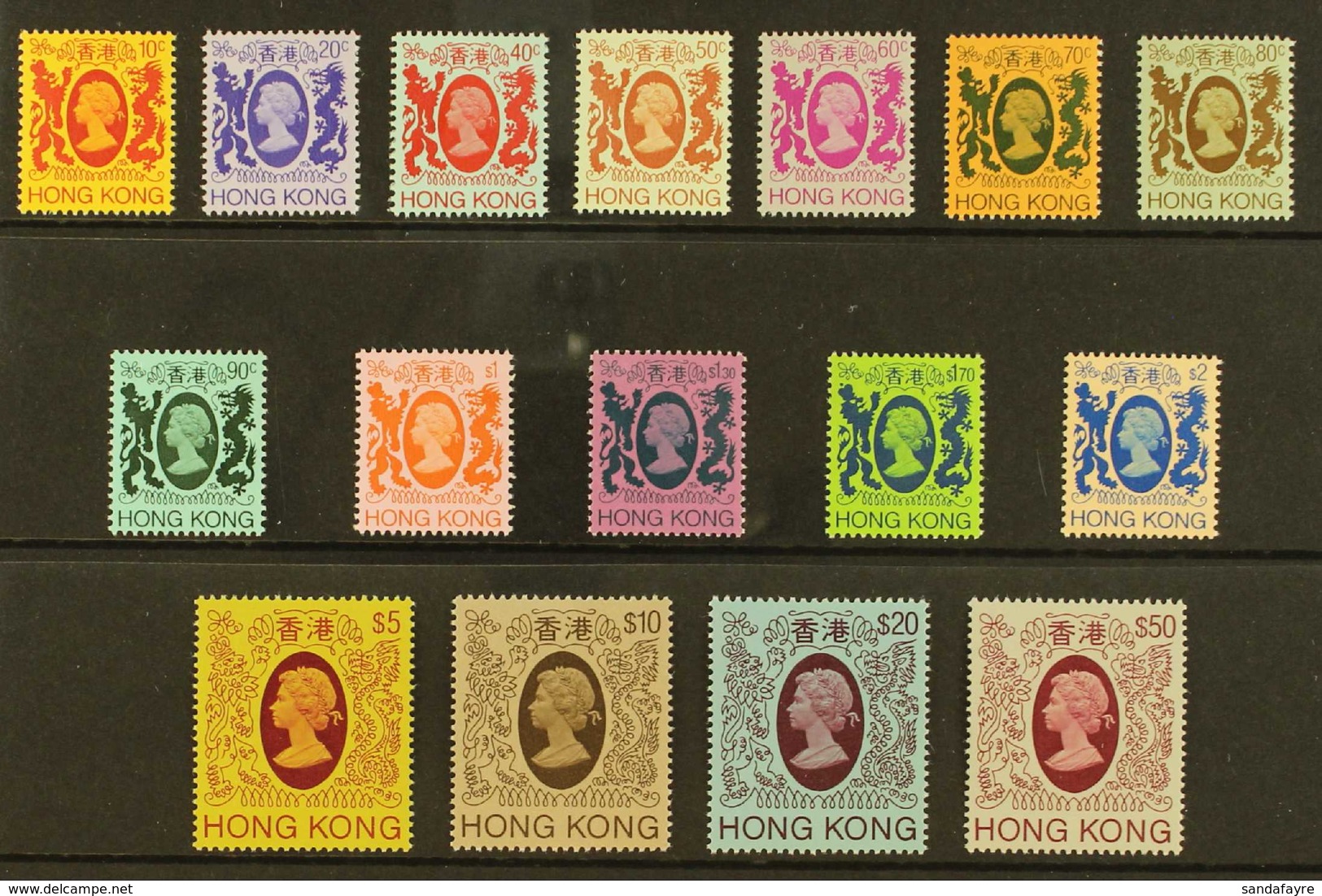 1985-87 QEII Defins No Watermark Complete Set, SG 471/87, Fine Never Hinged Mint, Fresh. (16 Stamps) For More Images, Pl - Andere & Zonder Classificatie