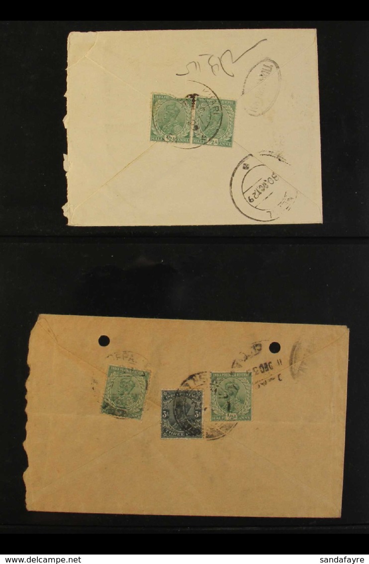 INDIA USED IN NEPAL 1917-1965 Covers And Cards Collection Which Includes Seven Items From Between 1917 And 1933, Six Of  - Andere & Zonder Classificatie