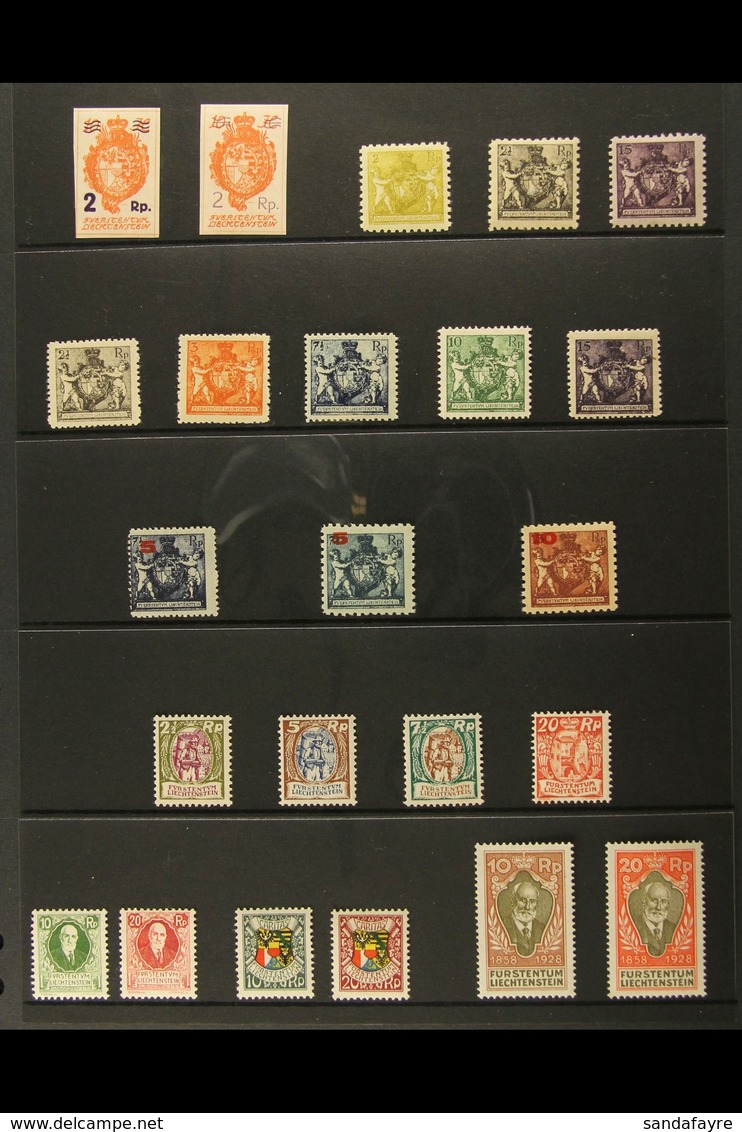 1912-28 VFM PRINCE JOHN COLLECTION Neatly Presented On Stockpages. Includes 1912 5h And 10h On Glazed Paper Plus 5h On O - Other & Unclassified