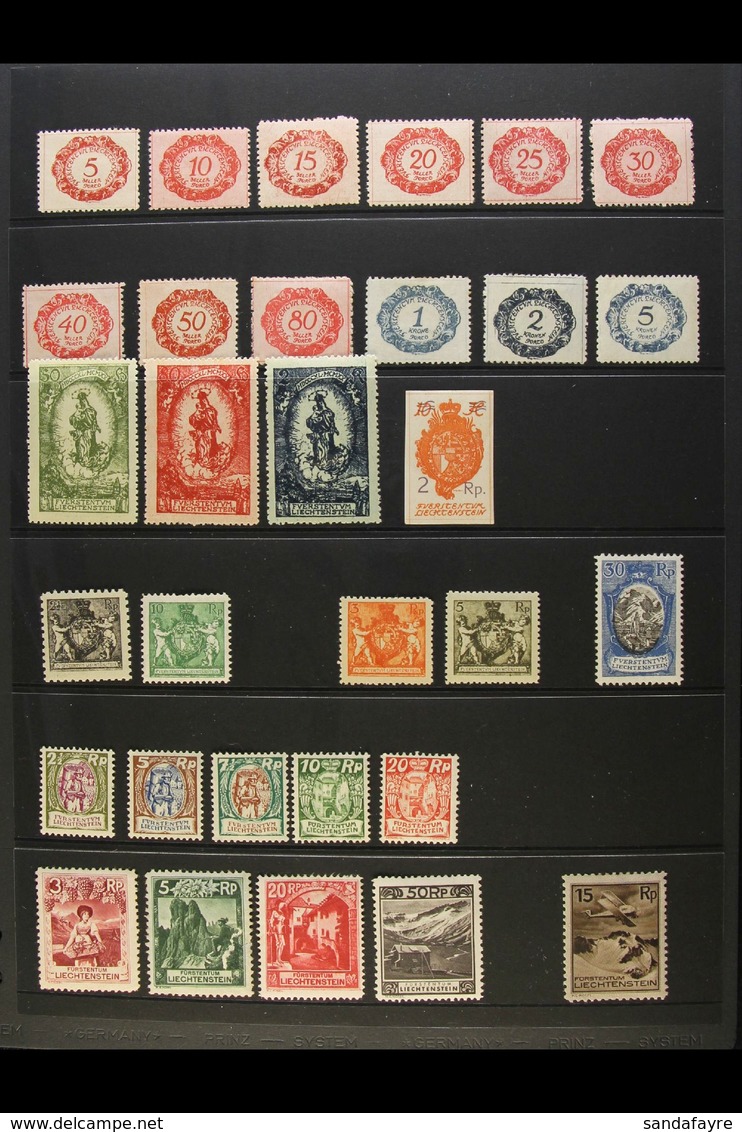 1912-73 ALL DIFFERENT MINT COLLECTION CAT €1700+ Presented On Stock Pages. A Most Useful Range With Some Complete Sets & - Other & Unclassified