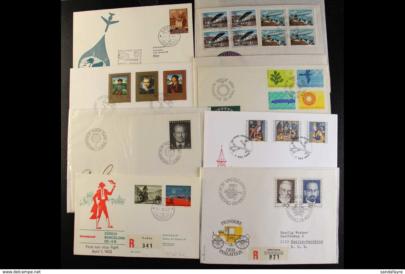 1961-1990 CARDS & COVERS COLLECTION. An ALL DIFFERENT Covers & Cards Collection In A Shoe Box. Includes An Extensive Ran - Andere & Zonder Classificatie