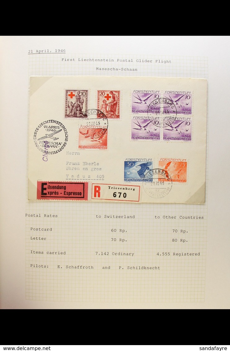 FLOWN COVERS COLLECTION 1946-85 Attractive All Different Collection Of First Flights, Special Flights, Balloon Flights A - Andere & Zonder Classificatie