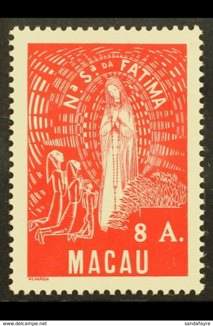 1949 8a Scarlet "Our Lady Of Fatima", SG 423, Very Fine Mint For More Images, Please Visit Http://www.sandafayre.com/ite - Other & Unclassified