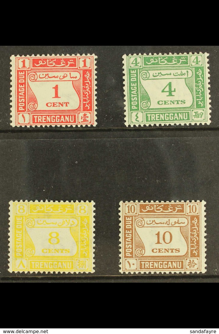 TRENGGANU 1937 Postage Due Set, SG D1/4, Never Hinged Mint (4 Stamps) For More Images, Please Visit Http://www.sandafayr - Andere & Zonder Classificatie