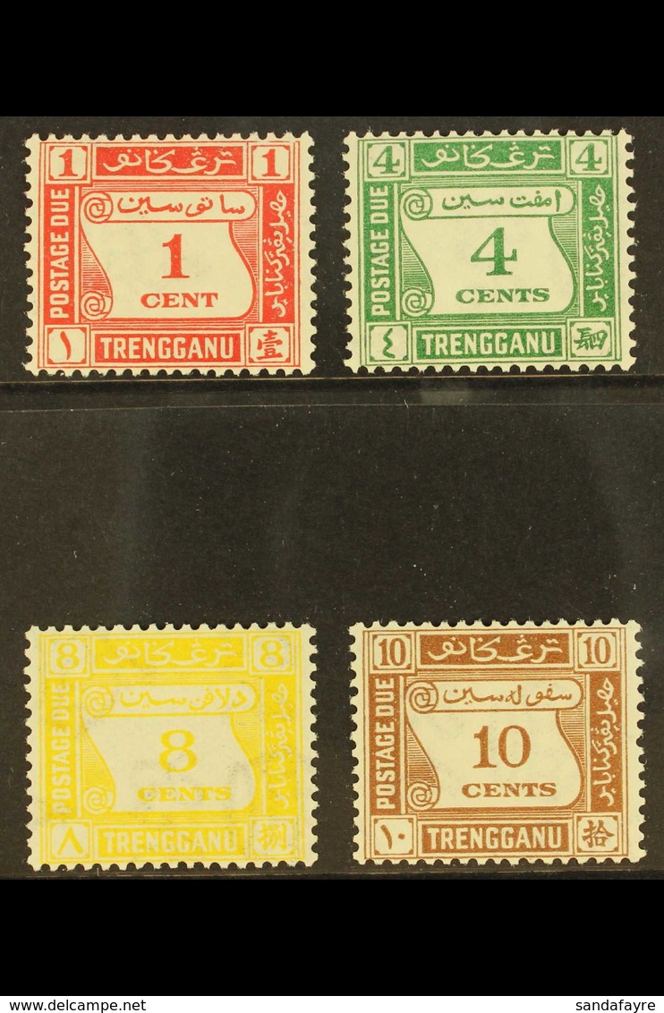 TRENGGANU POSTAGE DUES 1937 Complete Set, SG D1/4, Fine Mint, Fresh. (4 Stamps) For More Images, Please Visit Http://www - Andere & Zonder Classificatie