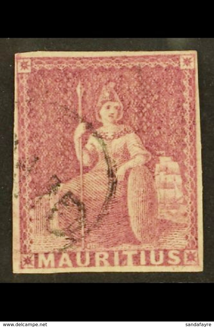 1858 (9d) Dull Magenta Britannia, SG 29, Fine Used With Just Clear To Good Margins All Round, Bright Colour And Neat "Pa - Mauritius (...-1967)