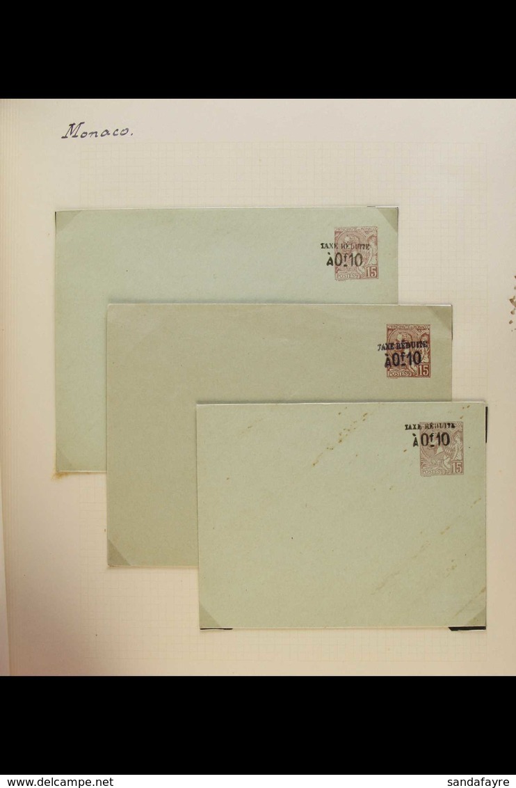 POSTAL STATIONERY A Mostly Unused Collection Displayed In An Album With An 1880's To 1920's Range Of Envelopes, Cards, R - Other & Unclassified