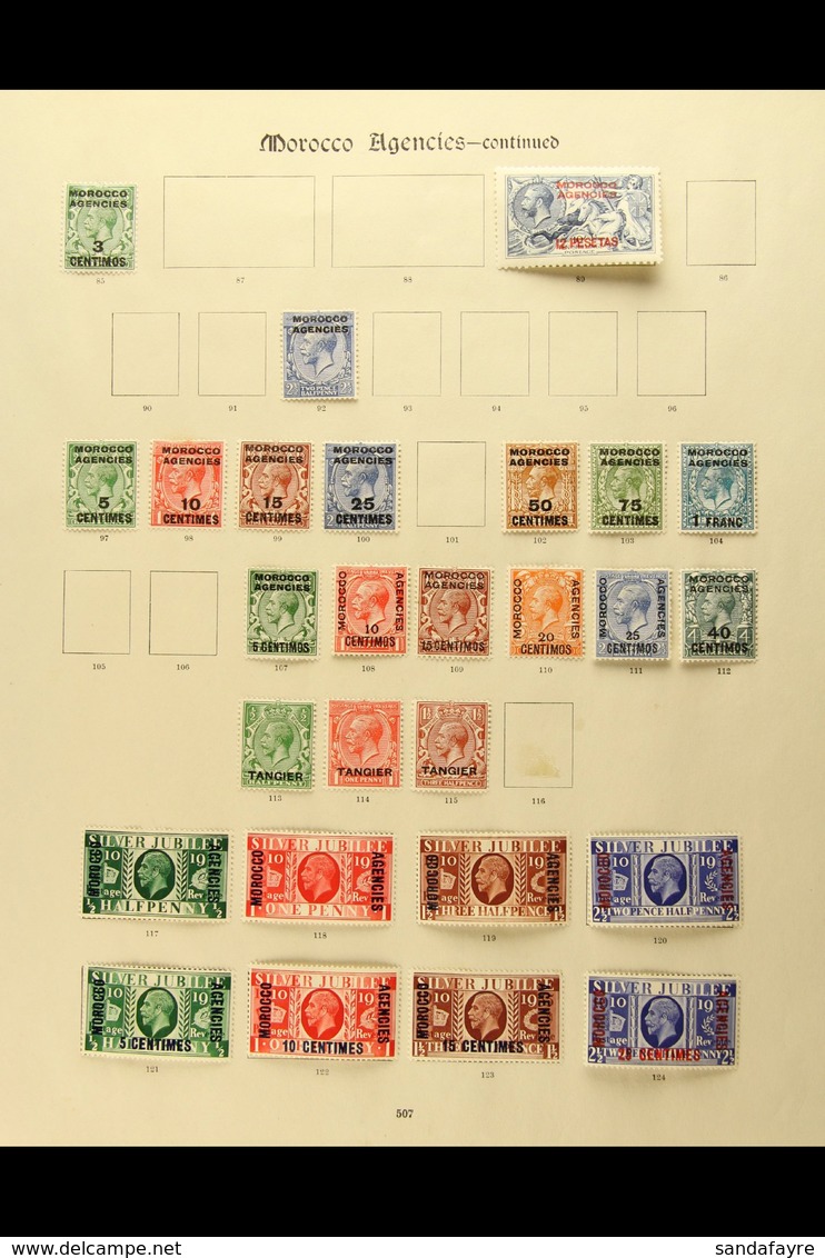 1898-1936 MINT COLLECTION ON "NEW IMPERIAL" LEAVES All Different, Mostly Fine And Fresh. With A Few Gibraltar Overprinte - Andere & Zonder Classificatie