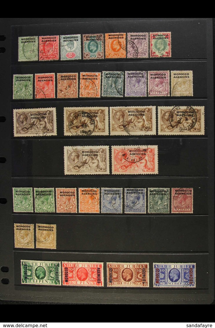 BRITISH CURRENCY 1907-1956 USED COLLECTION On Stock Pages, All Different, Inc 1907-13 Set To 1s, 1914-31 Set Inc 2s6d (x - Other & Unclassified