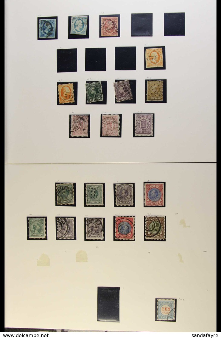 1852-1924 USED SELECTION Includes 1852 5c Imperf (two Shades), 10c & 15c, 1864 15c, 1867-70 20c, 25c & 50c, 1869-71 1½c  - Other & Unclassified