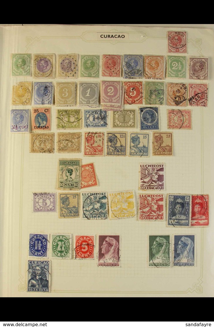 CURACAO 1873-1947 MINT & USED MISCELLANY. A Useful, Mostly Used Range Presented On Various Album & Stock Pages With Much - Andere & Zonder Classificatie