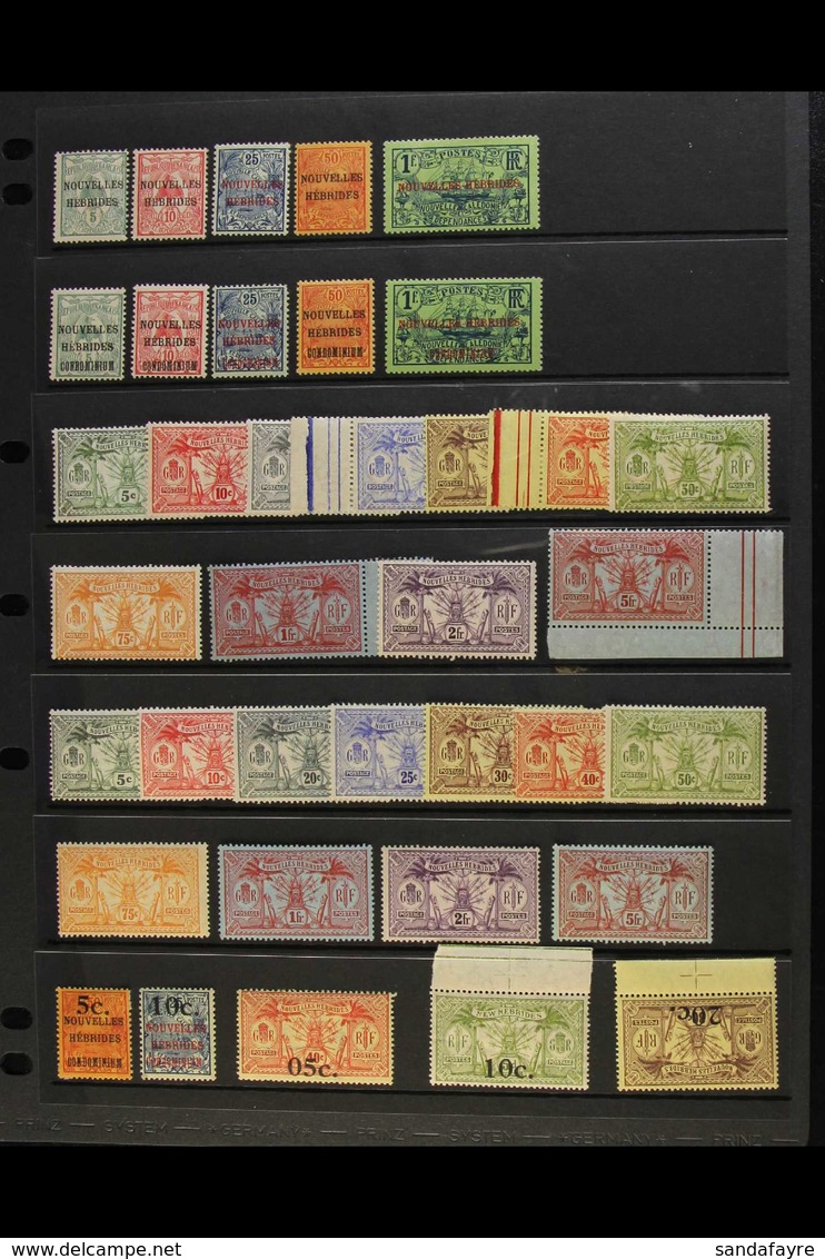 FRENCH 1908-79  Attractive Fine Mint Collection Which Includes 1908 Set, 1910-11 Set, 1911 Set, 1913 Set, 1920-21 Surcha - Sonstige & Ohne Zuordnung