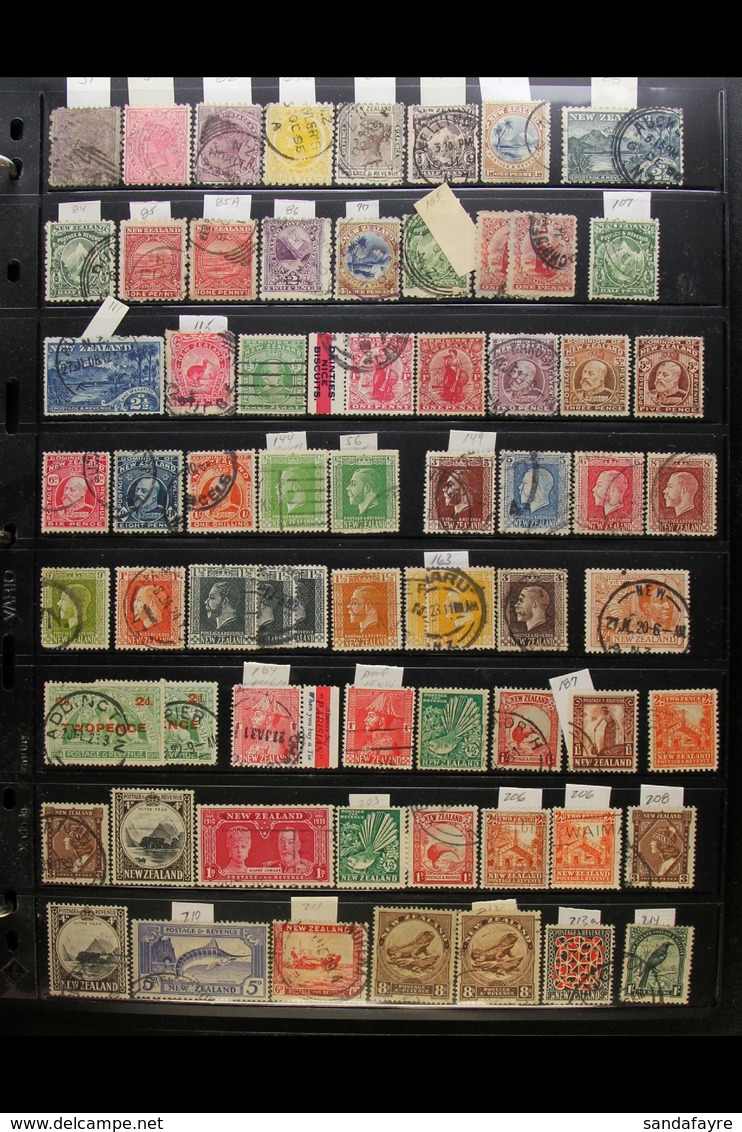 1882-1993 USED COLLECTION Includes QV Ranges To 6d, KEVII range To 1s, KGV Heads To 1s, 1936-42 Pictorials To 3s, Many Q - Other & Unclassified