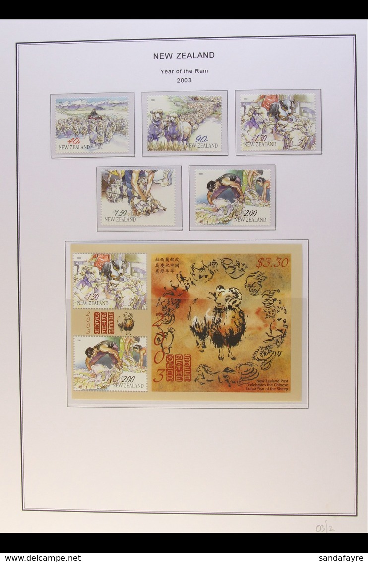 2003 SUPERB NEVER HINGED MINT COLLECTION In Hingeless Mounts On Leaves, All Different, Inc The Lord Of The Rings Mini-sh - Sonstige & Ohne Zuordnung