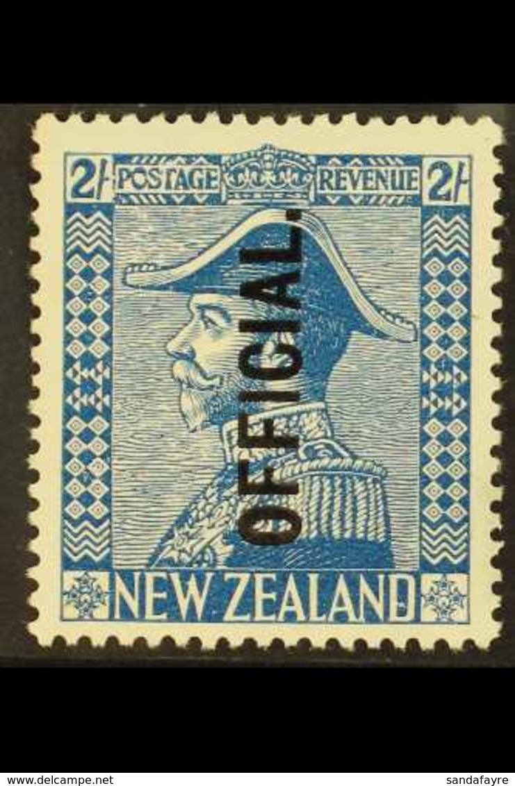 OFFICIAL 1927-33 2s Light Blue, SG O112, Very Fine Mint. For More Images, Please Visit Http://www.sandafayre.com/itemdet - Andere & Zonder Classificatie