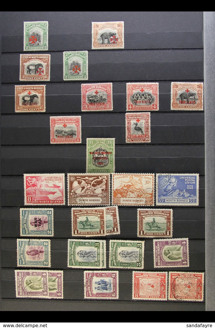 1888 To QEII INTERESTING RANGES On Stockleaves, Mint And Used (remainder Cancels Ignored In Estimate), Mostly Fine Condi - North Borneo (...-1963)