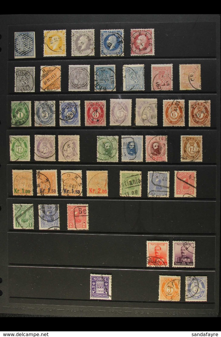 1855-1944 USED SELECTION Good Lot With A Number Of Better Stamps & Sets Seen, Especially From Classic/early Period, We N - Andere & Zonder Classificatie