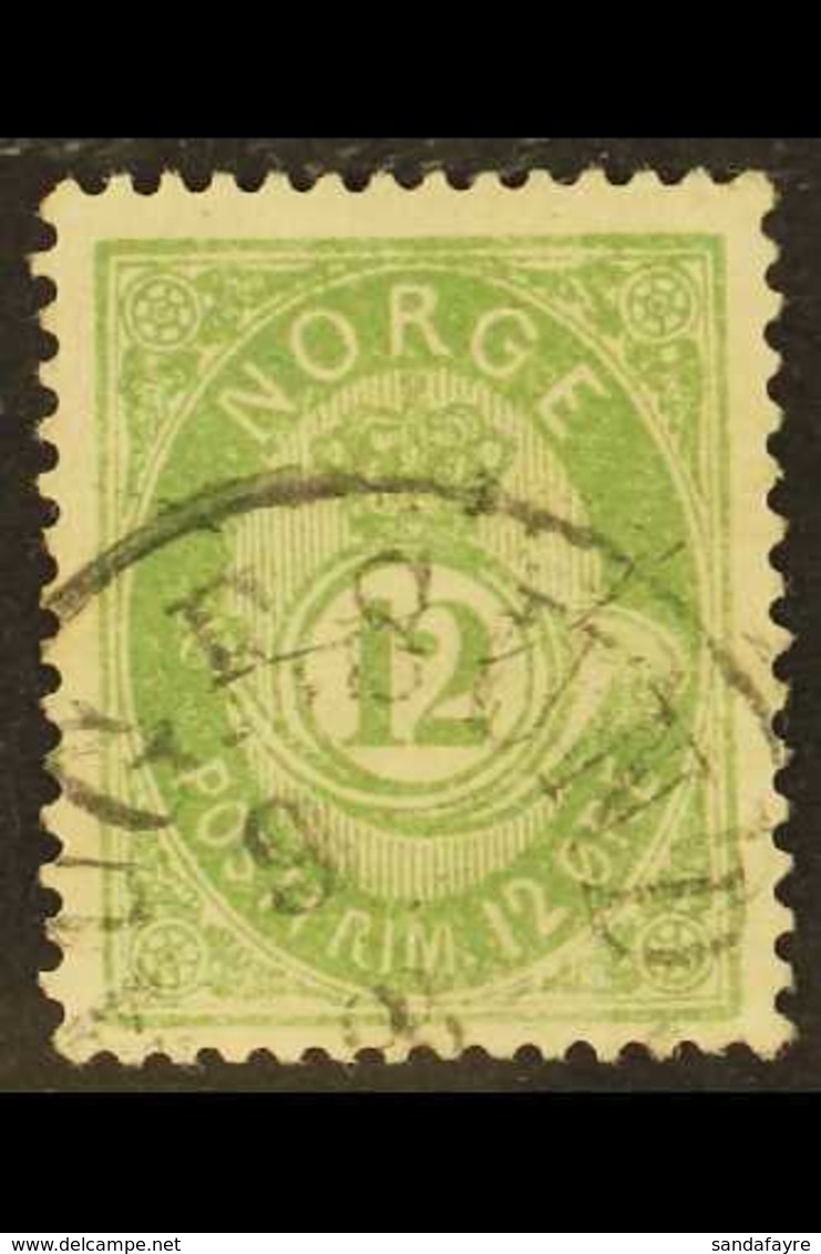 1882 12o Pale Green, Mi 38, SG 74, Fine Used With Light C.d.s. Postmark. For More Images, Please Visit Http://www.sandaf - Andere & Zonder Classificatie