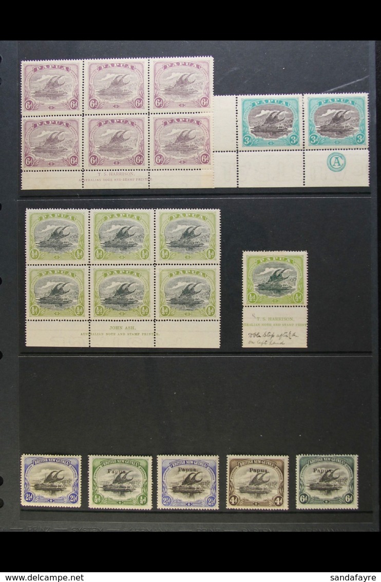 1901-1931 MAINLY MINT MISCELLANY On Stockleaves. With A Few Earlier Mint Stamps Including 1907 (small "Papua" Overprint) - Papua New Guinea