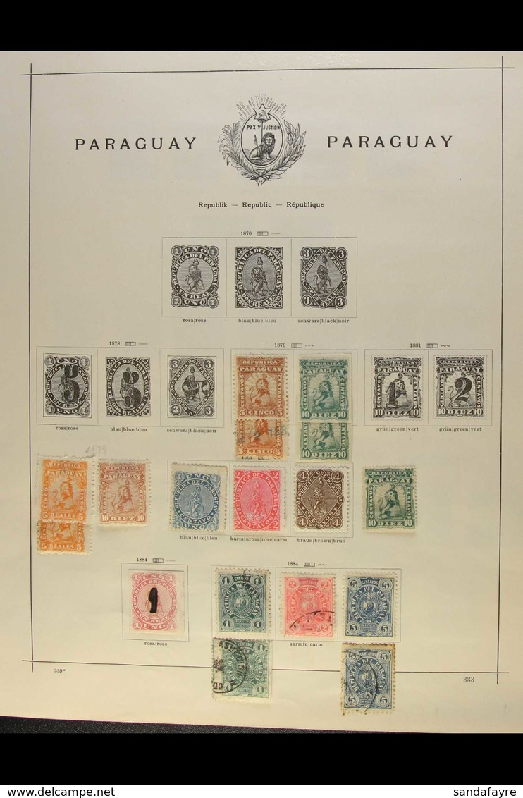 1879-1937 ATTRACTIVE COLLECTION A Most Useful Mint & Used Collection, Chiefly All Different With Some Issues Both Mint & - Paraguay