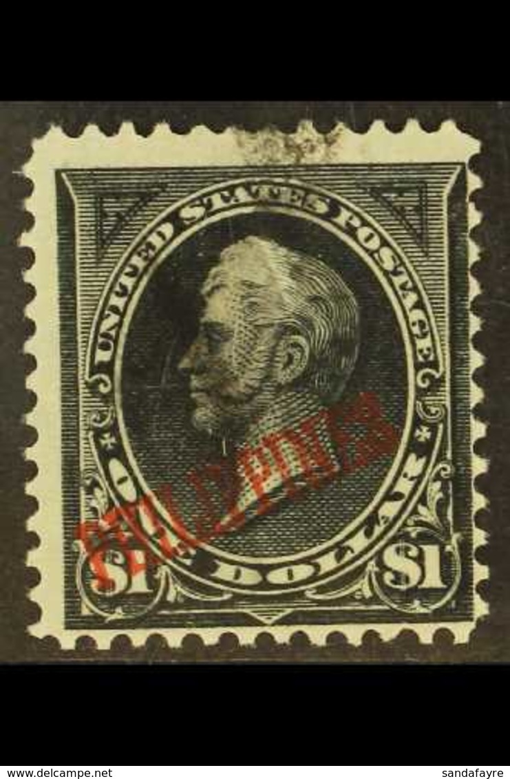 1899-1901 U S Administration "Philippines" Opt'd $1 Black (Type I), SG 264, Scott 237, Used For More Images, Please Visi - Filippijnen