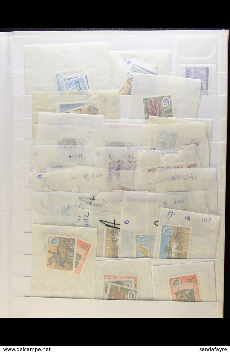 1965-68 NEVER HINGED MINT A Small Range, Post Office Fresh In Glassine Envelopes On A Pair Of Stock Pages With Values Se - Sonstige & Ohne Zuordnung