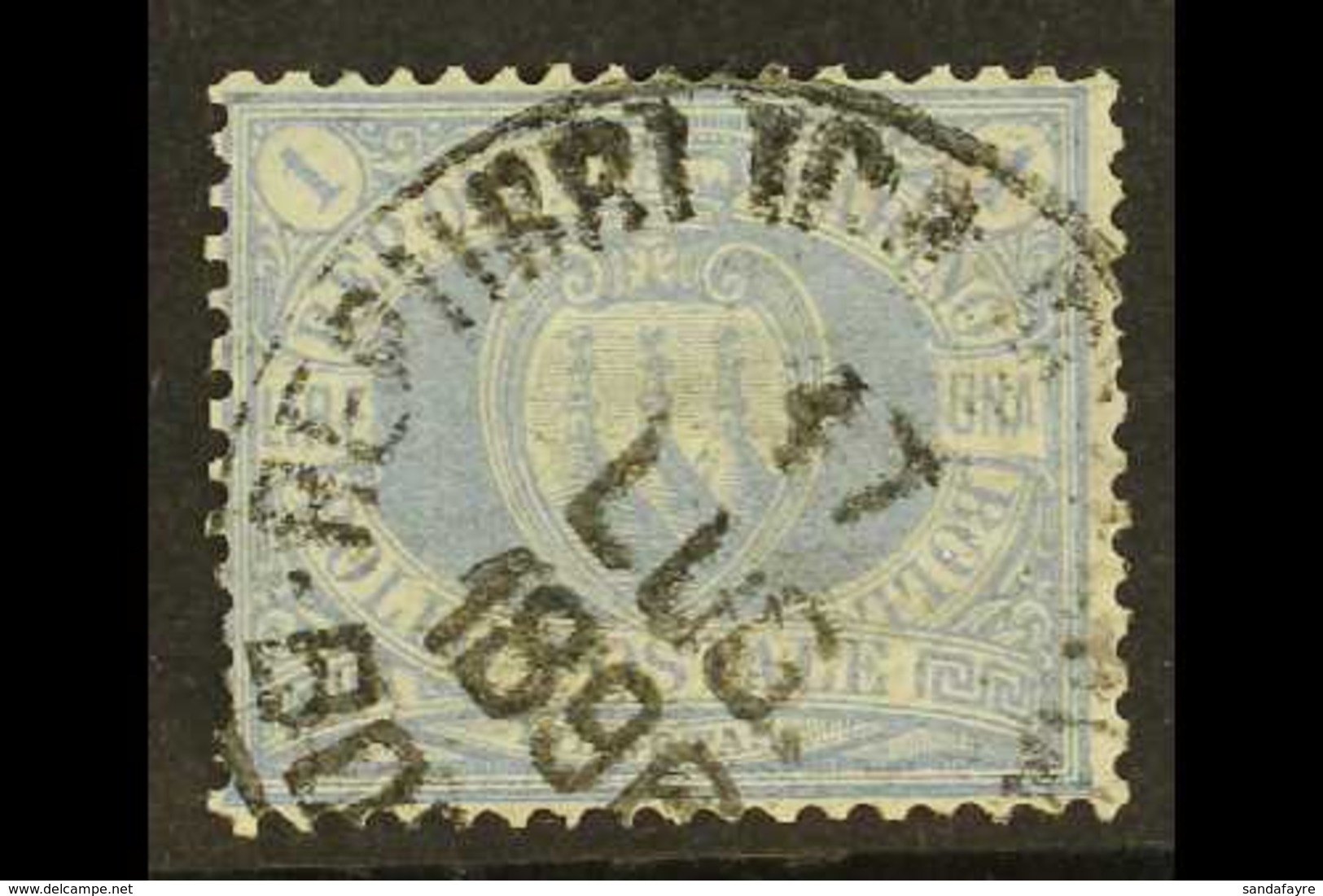 1894 - 99 1L Ultramarine, Sass 31, Very Fine Used. Lovely Copy Of This Delicate Stamp. For More Images, Please Visit Htt - Andere & Zonder Classificatie