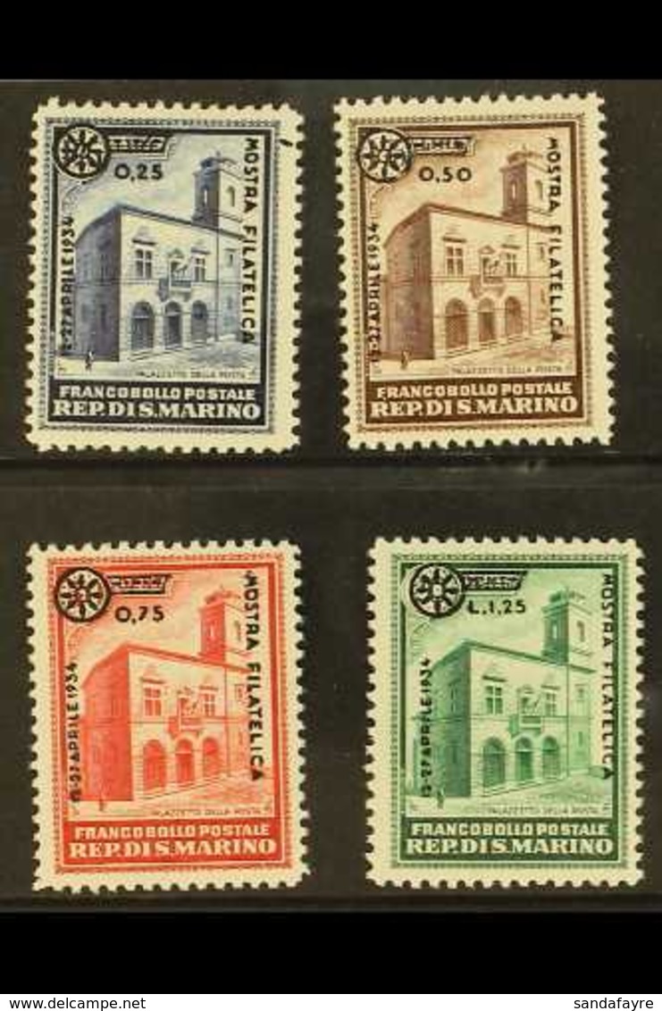 1933 Philatelic Exhibition Set, SG 201/04, Sass S.33, Never Hinged Mint (4 Stamps) For More Images, Please Visit Http:// - Altri & Non Classificati