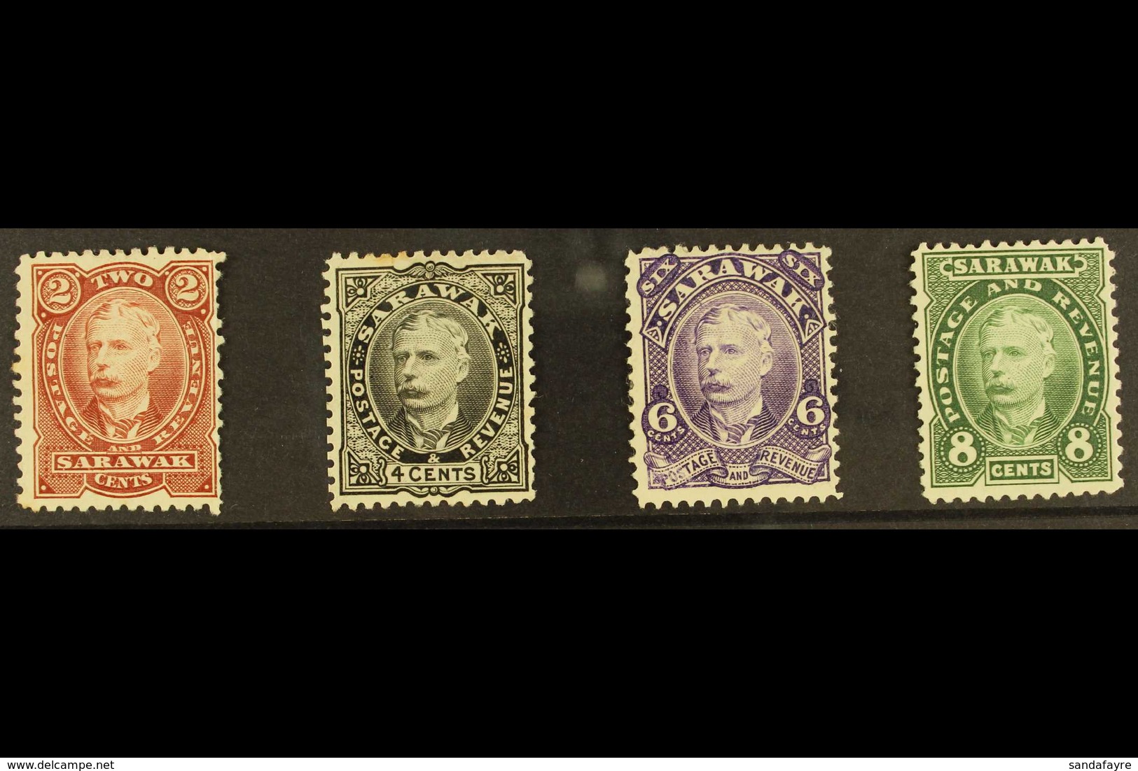 1895 Complete Set, SG 28/31, Mint, Minor Faults, The 6c And 8c Fine. (4 Stamps) For More Images, Please Visit Http://www - Sarawak (...-1963)