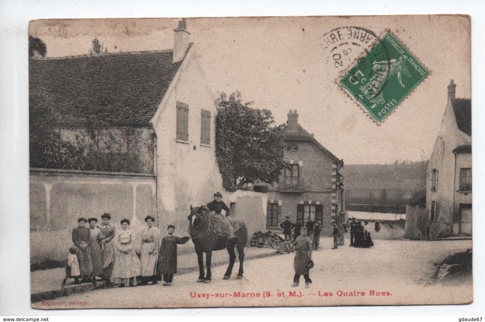 USSY SUR MARNE (77) - LES QUATRE RUES - Autres & Non Classés