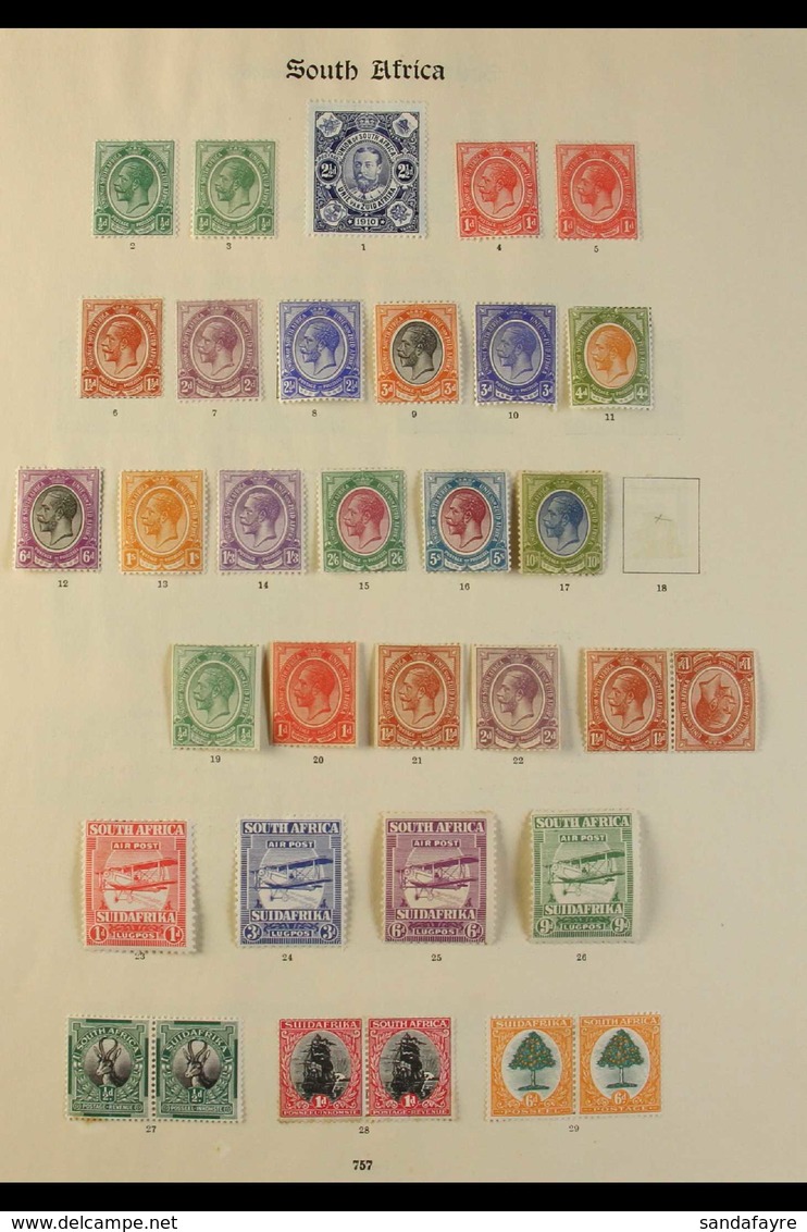 1910-37 FINE MINT KGV COLLECTION On Printed Album Pages, Includes 1913-24 Definitive Set To 10s, 1925 Airmails Set, 1926 - Zonder Classificatie