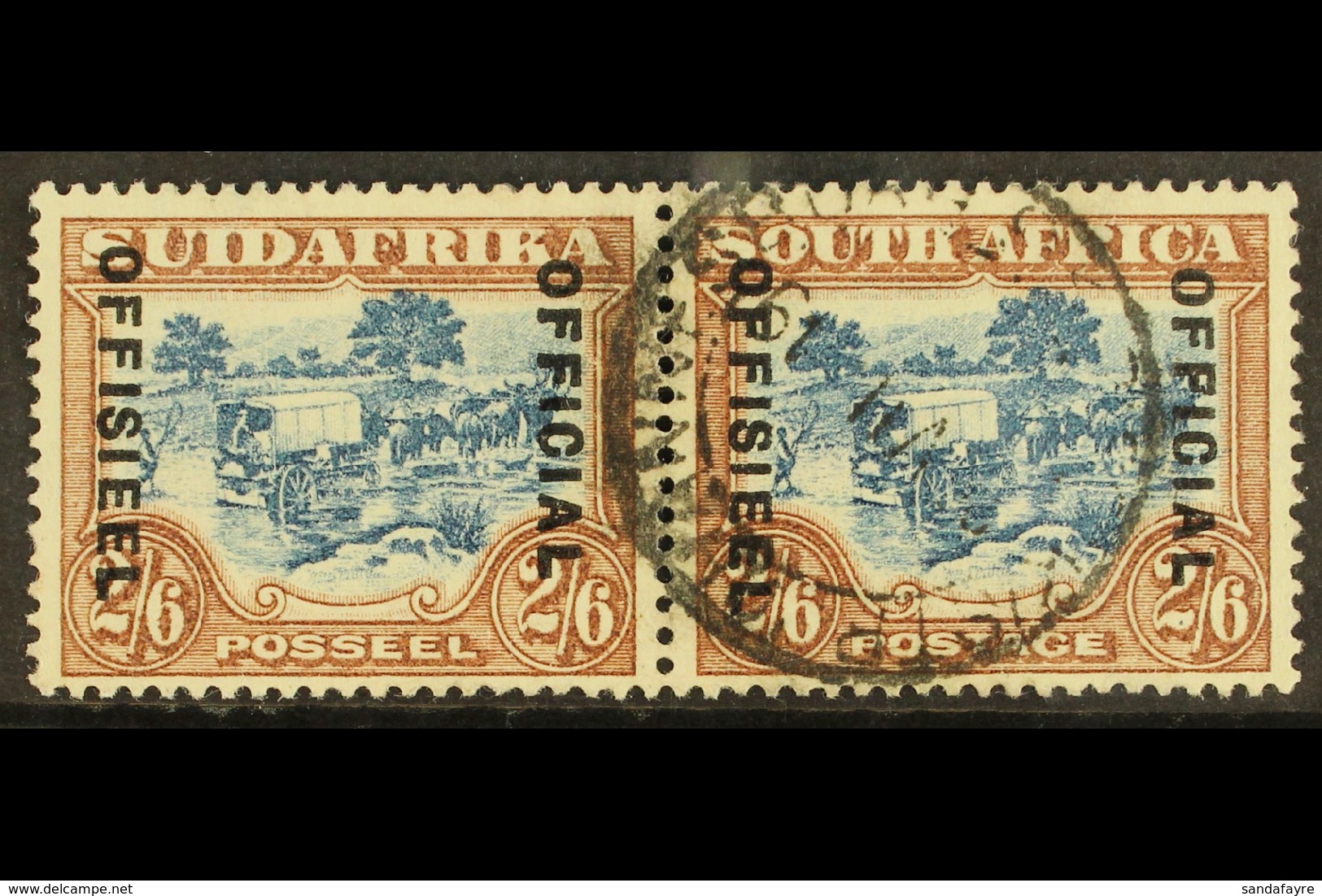 OFFICIAL 1930-47 2s6d Blue & Brown, SG O19, Fine Used. For More Images, Please Visit Http://www.sandafayre.com/itemdetai - Zonder Classificatie