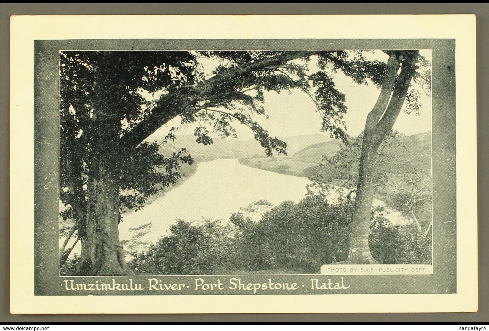 POSTAL STATIONERY 1934 ½d Picture Postcard With View No.20 Of Port Shepstone, H&G 16, Uprated With ½d To 1d Rate, Used I - Ohne Zuordnung
