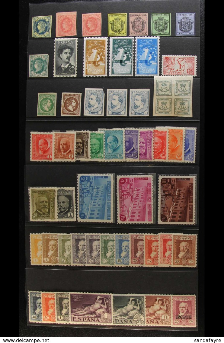 1860-1970 MINT & NHM GLASSINE SORTER A Small Box Filled With An Ex Dealers, "Scott" Numbered Stock In Glassine Envelopes - Other & Unclassified