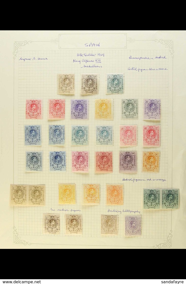 1909-22 DEFINITIVES COLLECTION A Mostly Fine Mint And Used Collection On Album Pages, Includes One Of Each Value/colour  - Andere & Zonder Classificatie