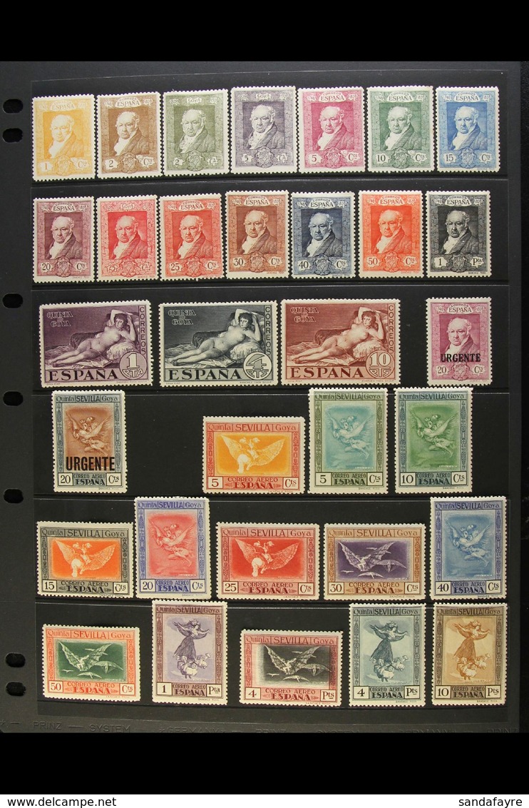 1926-52 MINT / NHM SELECTION Presented On Stock Pages. Includes 1930 Postal, Express & Air Sets Complete, 1930 Columbus  - Other & Unclassified