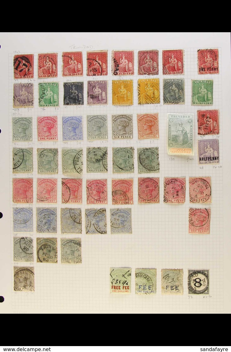 1863-2000 EXTENSIVE COLLECTION A Mint & Used Collection Presented In An Album, Often Duplicated Ranges With TRINIDAD QV  - Trinidad En Tobago (...-1961)
