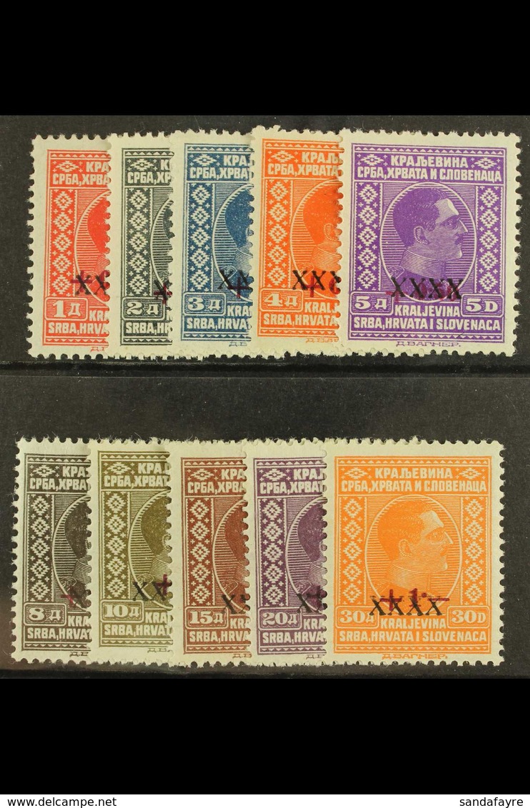 1928 Surcharge Set Ovptd With "XXXX", Yv 194/203, Very Fine Mint. (10 Stamps) For More Images, Please Visit Http://www.s - Other & Unclassified