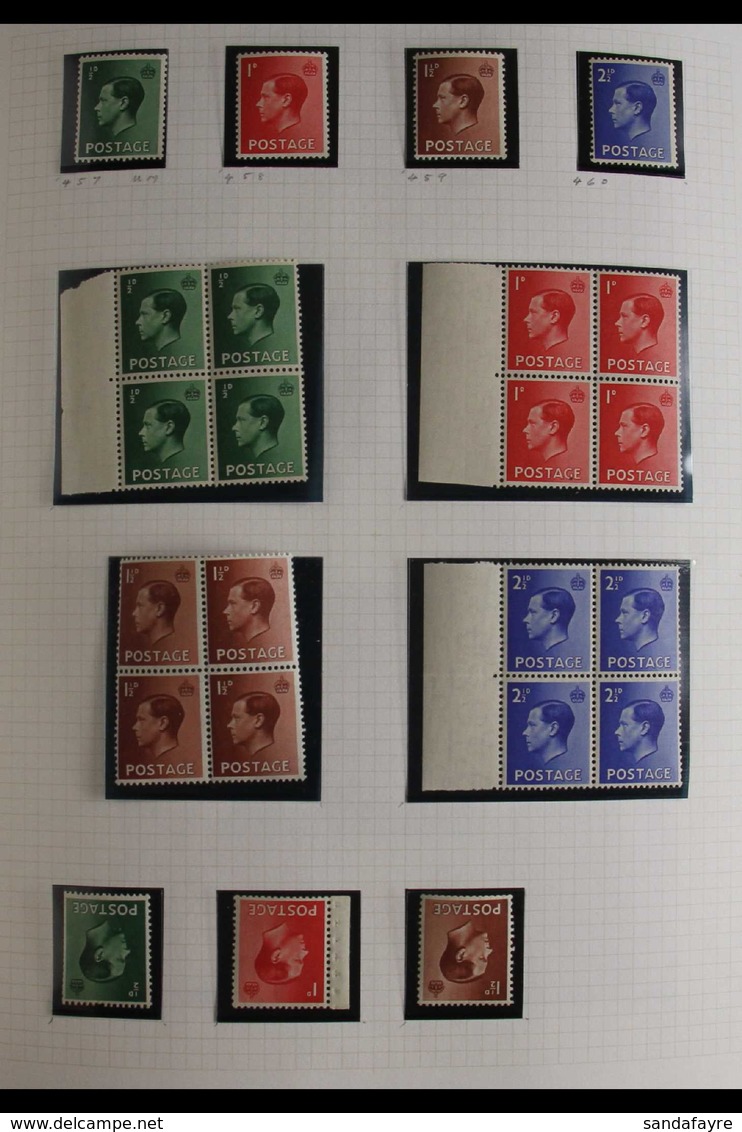 1936-70 EXTENSIVE MINT & NEVER HINGED MINT COLLECTION. A Magnificent & Most Interesting Collection Presented In A Bulgin - Andere & Zonder Classificatie