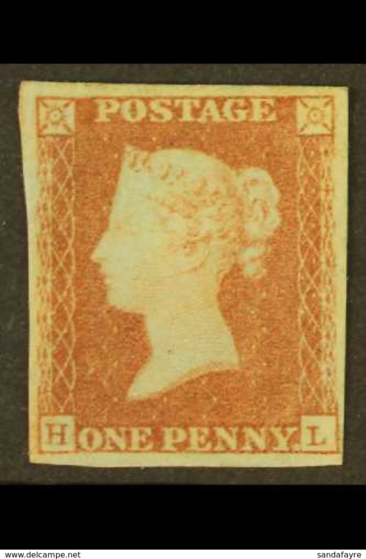 1841 1d Red-brown, SG 8, Mint Good Part OG, 4 Margins. Cat £600. For More Images, Please Visit Http://www.sandafayre.com - Sonstige & Ohne Zuordnung