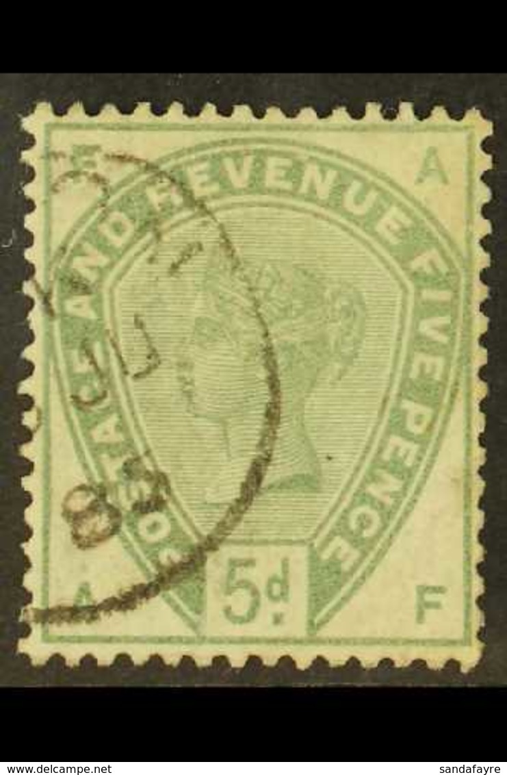 1883-84 5d Dull Green, SG 193, Fine Cds Used For More Images, Please Visit Http://www.sandafayre.com/itemdetails.aspx?s= - Andere & Zonder Classificatie