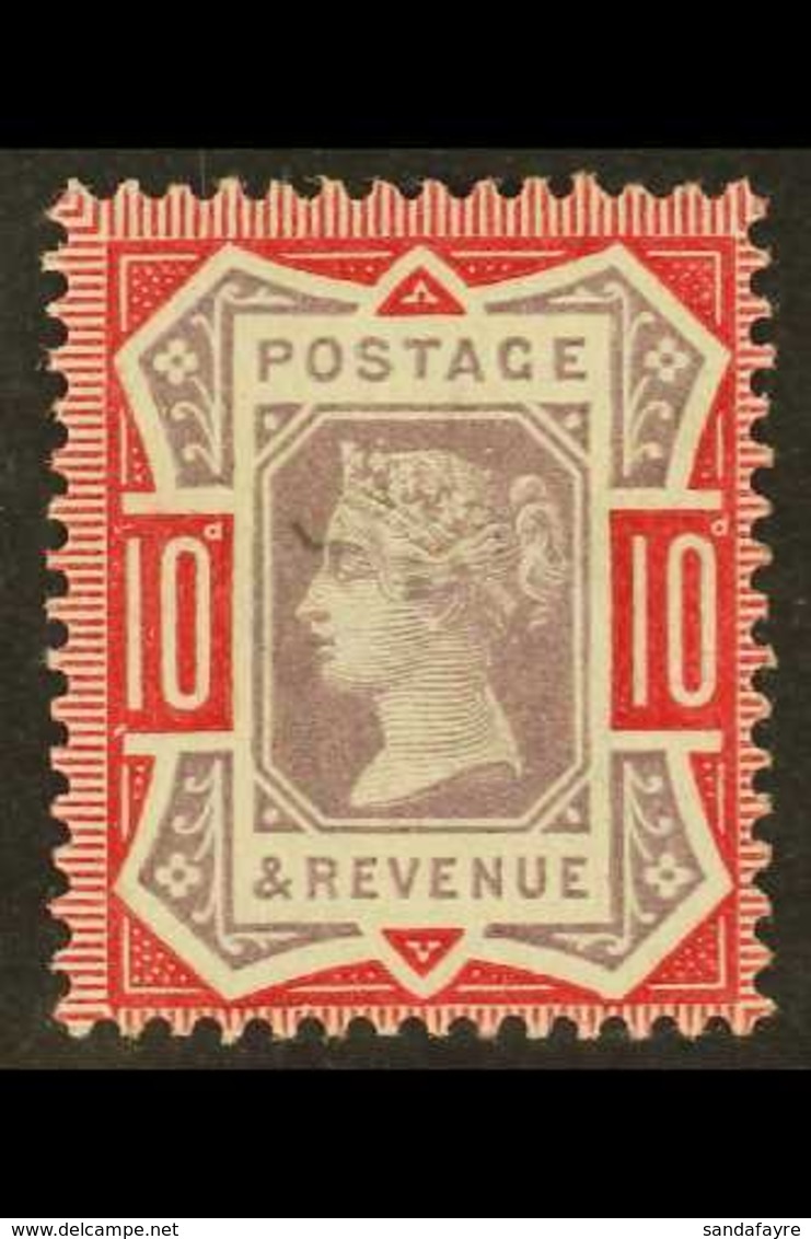 1887-92 10d Dull Purple And Deep Dull Carmine, SG 210a, Very Fine Lightly Hinged Mint. Cat £650. For More Images, Please - Sonstige & Ohne Zuordnung