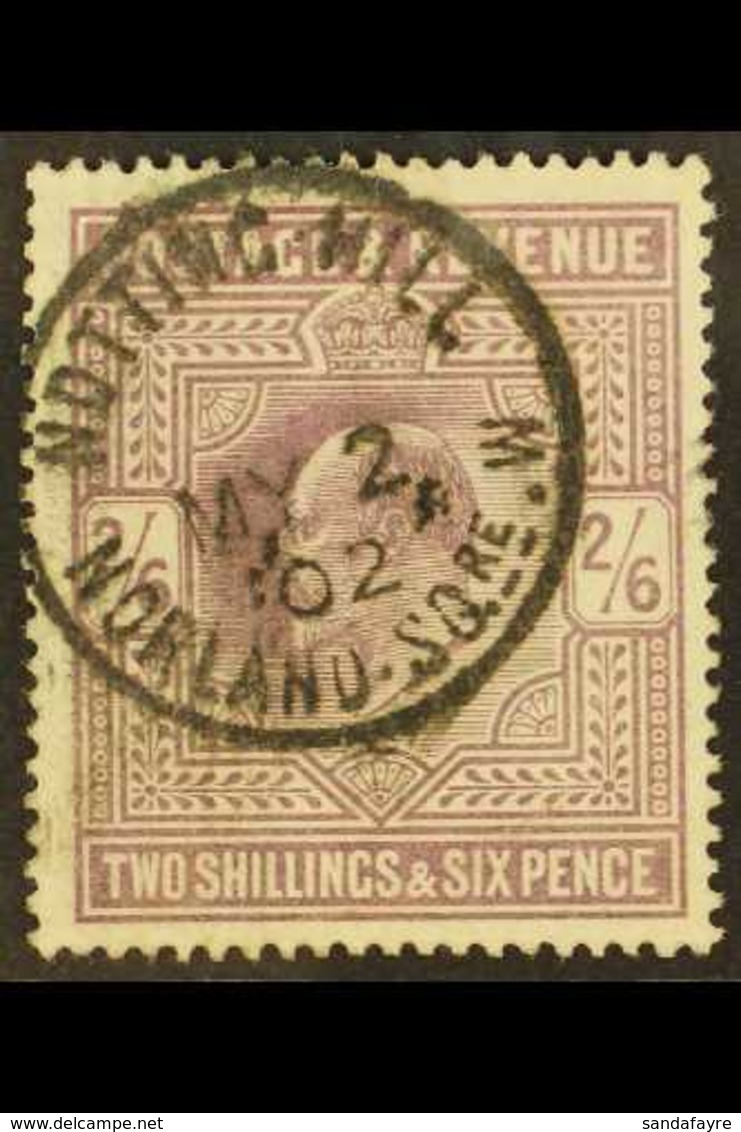 1902 2s6d Lilac, SG 260, Neat Notting Hill May 2nd 1902 Cds, Nice Early Use. For More Images, Please Visit Http://www.sa - Unclassified