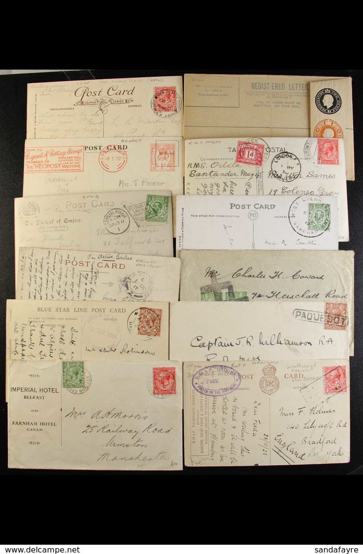 INTERESTING COVERS AND CARDS COLLECTION Including Some Unused And Used Postal Stationery Items. Note WWI Censored And Fi - Zonder Classificatie