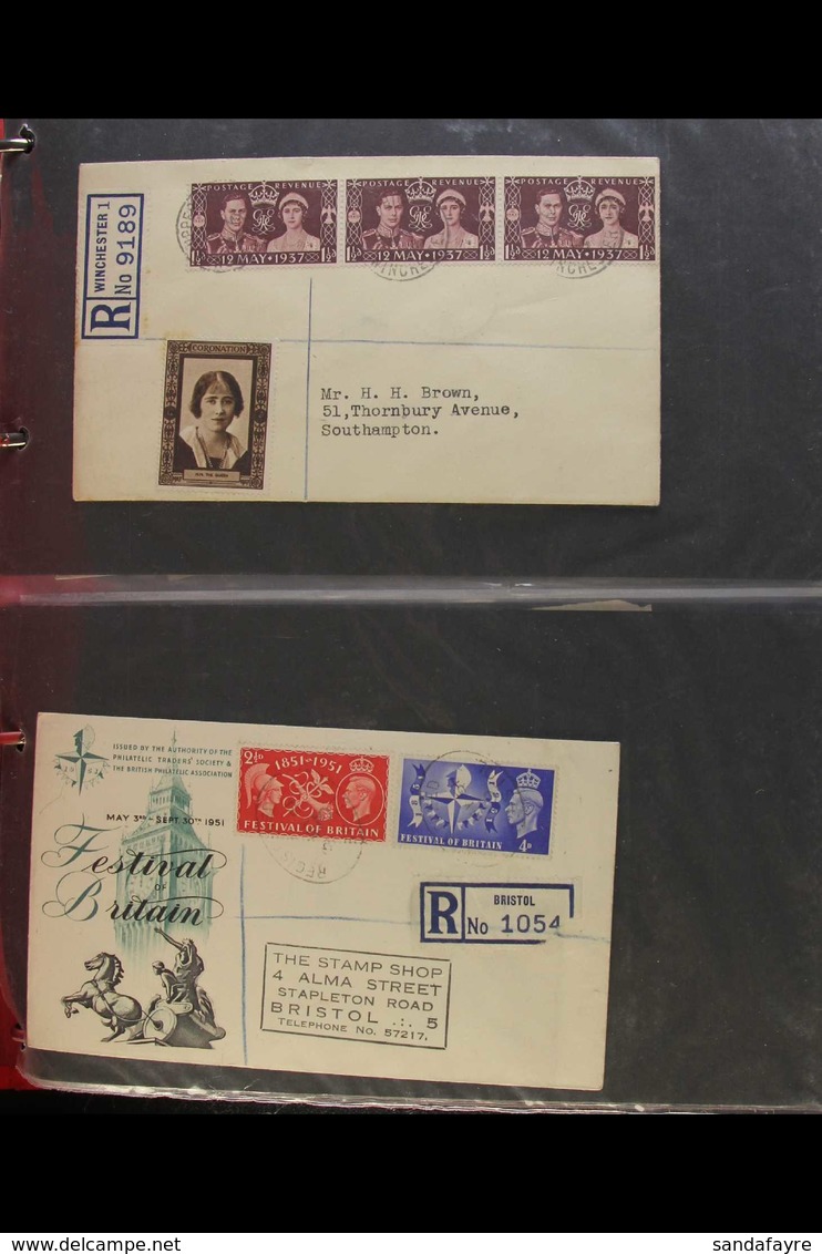 1936-2005 COVERS COLLECTION IN SEVEN ALBUMS Mostly Commemorative And Definitive Illustrated FDC's (addressed And Unaddre - FDC