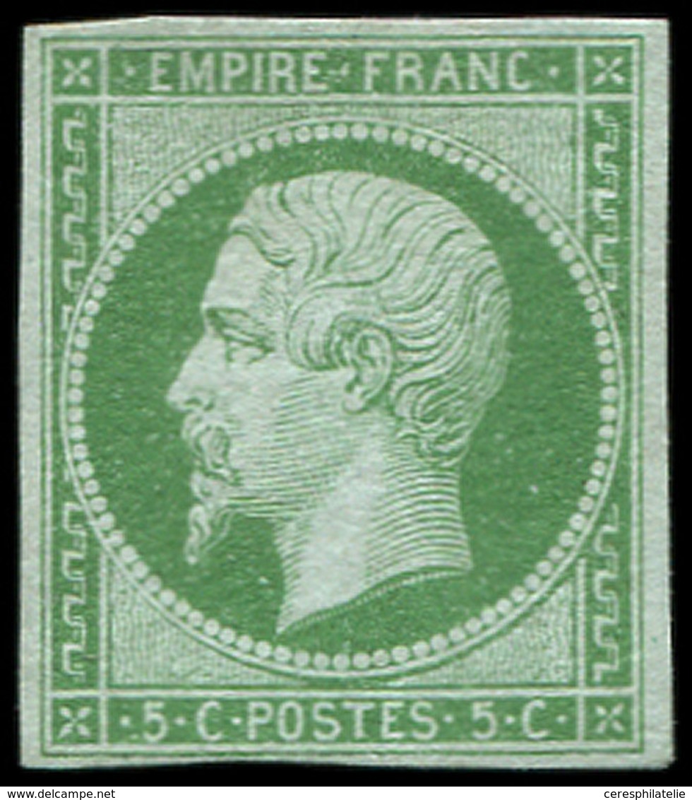 * EMPIRE NON DENTELE 12    5c. Vert, Frais Et TB. Br - 1853-1860 Napoleon III