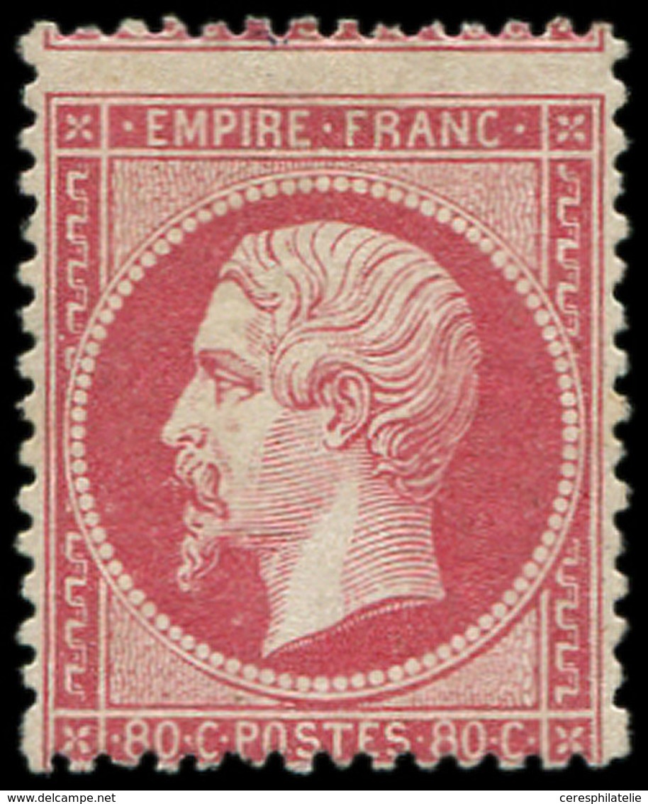 * EMPIRE DENTELE 24   80c. Rose, TB - 1862 Napoléon III