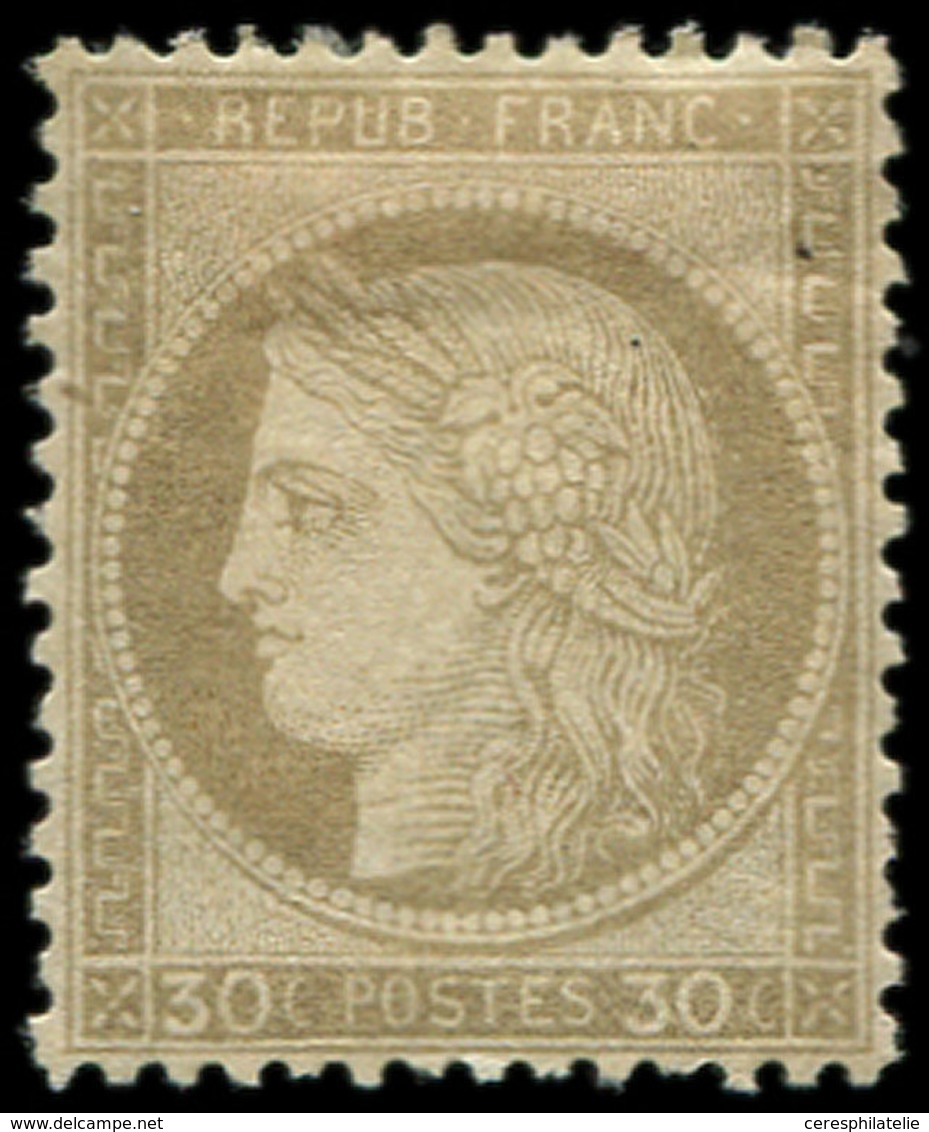 * CERES DENTELE 56   30c. Brun Clair, Ch. Un Peu Forte Sinon TB - 1849-1876: Période Classique