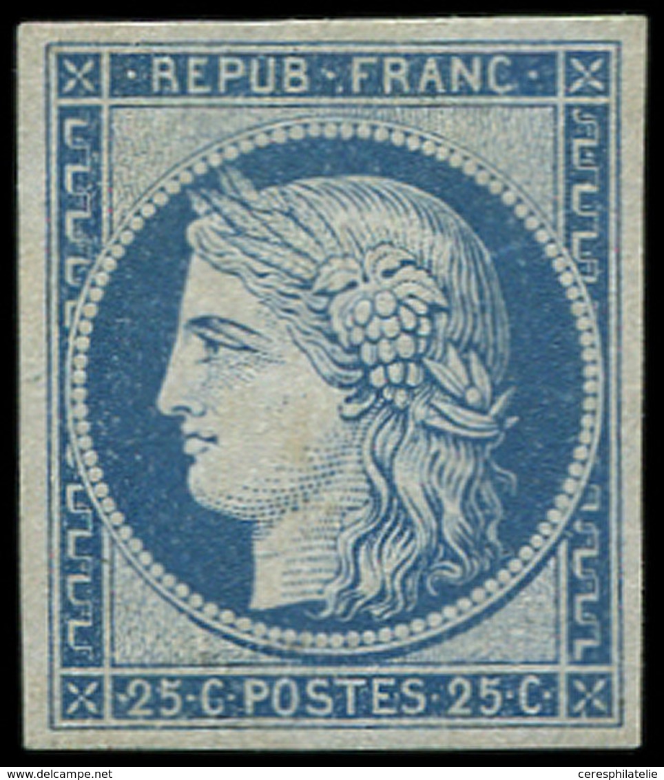 * CERES DENTELE R60c  25c. Bleu, Granet, TB - 1871-1875 Cérès