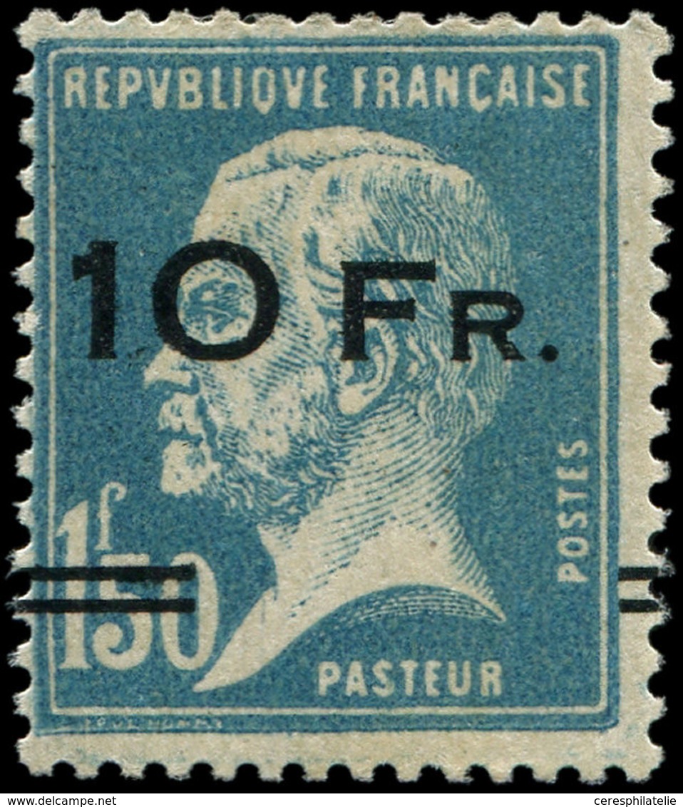 * POSTE AERIENNE 4a  10Fr. Sur 1f.50 Bleu Pasteur ILE De FRANCE, Surch. ESPACEE, TB. D - 1927-1959 Neufs